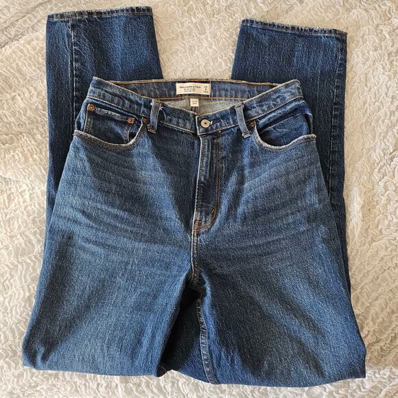 Abercrombie & Fitch Women's Skinny Jeans - Dark Blue - Picture 3 of 8